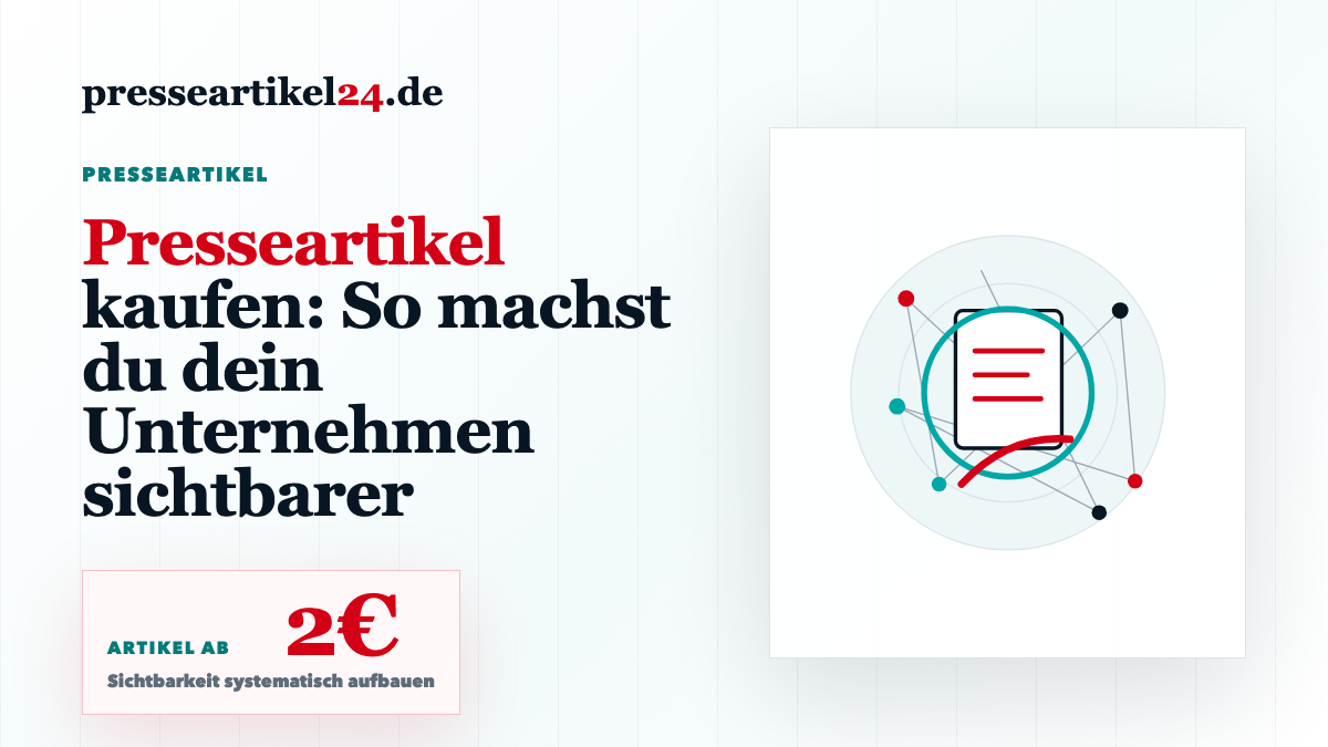 Beitragsbild: Presseartikel kaufen: So machst du dein Unternehmen sichtbarer