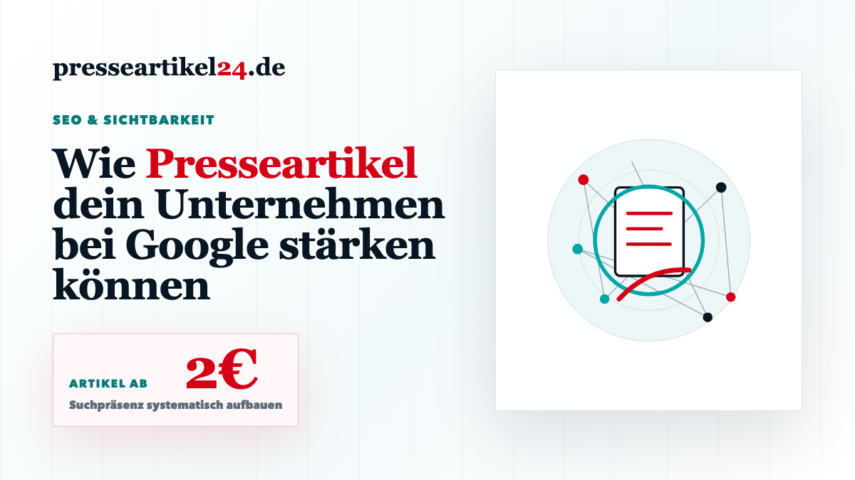 Beitragsbild: Wie Presseartikel dein Unternehmen bei Google stärken können